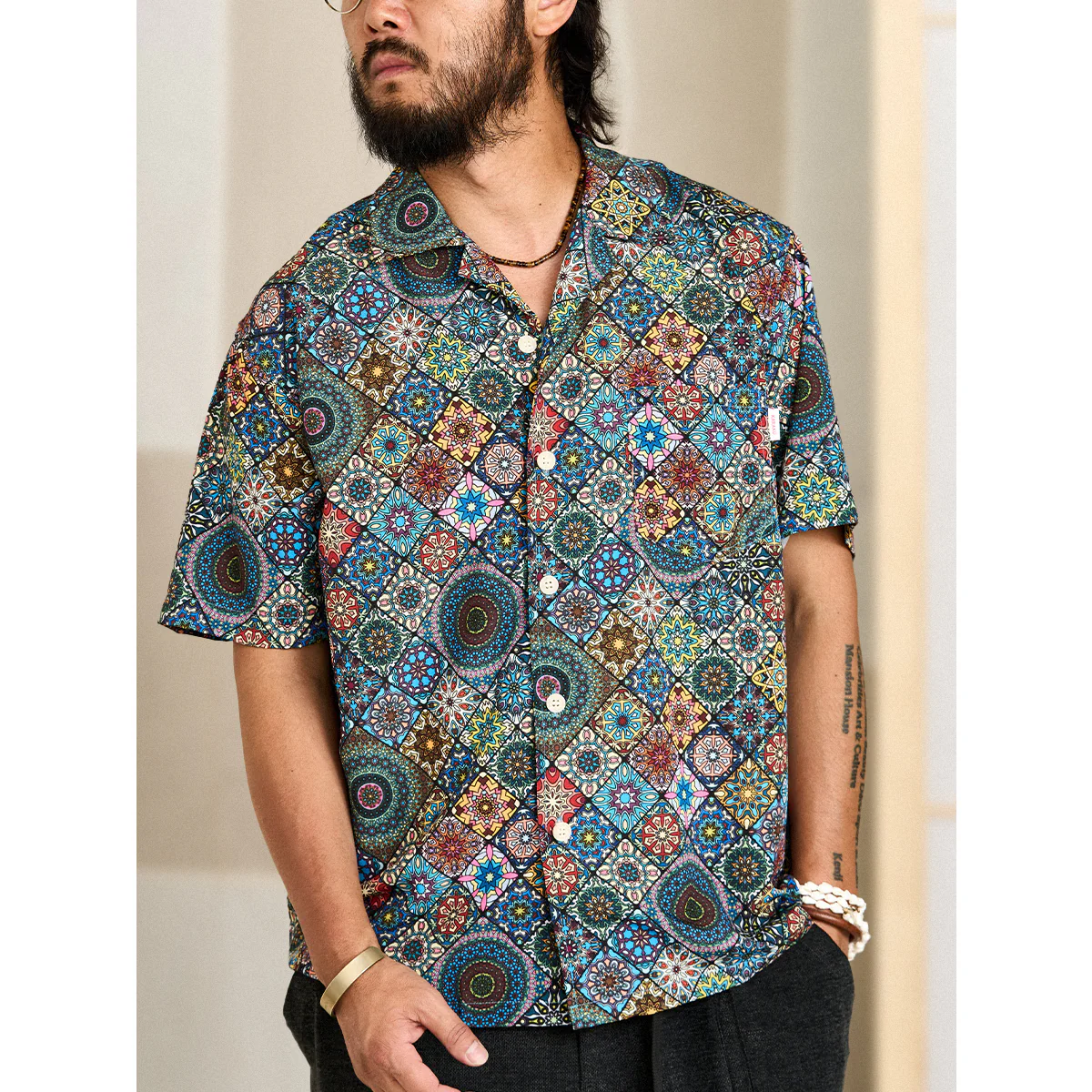 HAWAII ALOHA 「夏の万華鏡」総柄アロハシャツ - Image 4